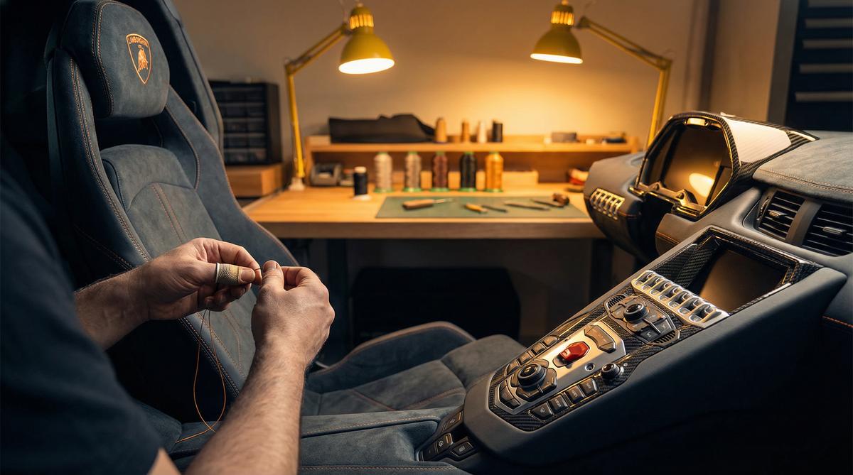 人兽汽车改装视频-豪华内饰手工定制